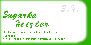 sugarka heizler business card